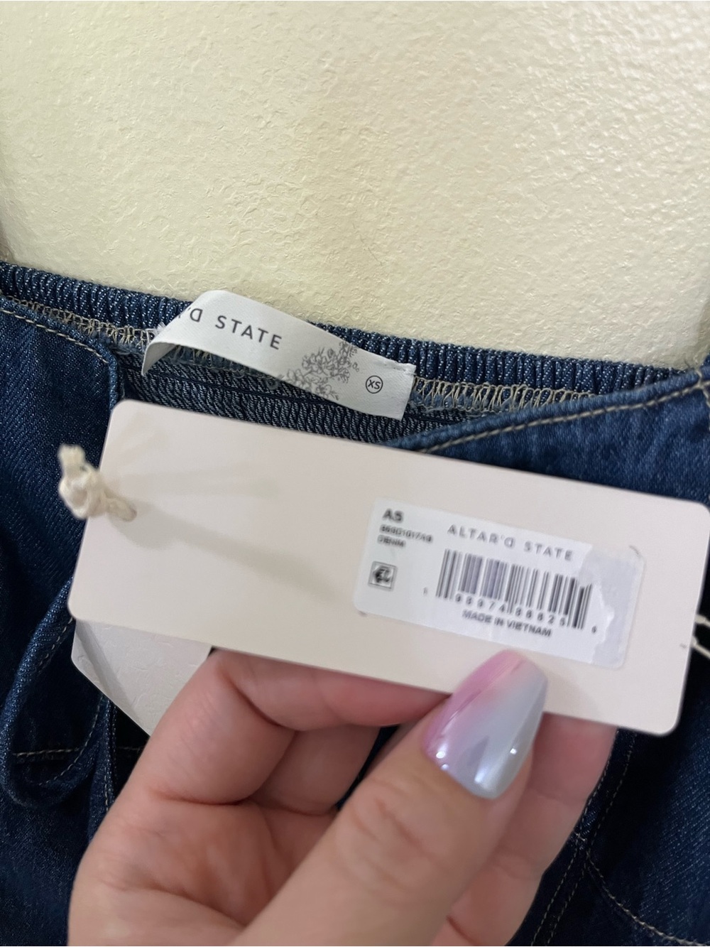 NEW Altar’d State Denim Midi Dress Size XS and Small Available NWT - Picture 9 of 10